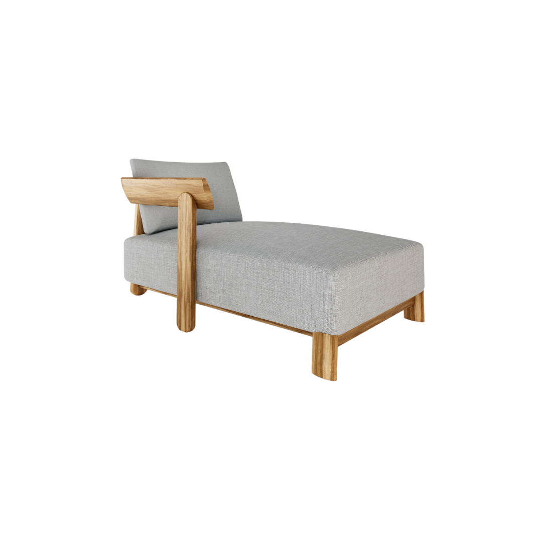 Módulo Tauba Chaise com Braço Direito