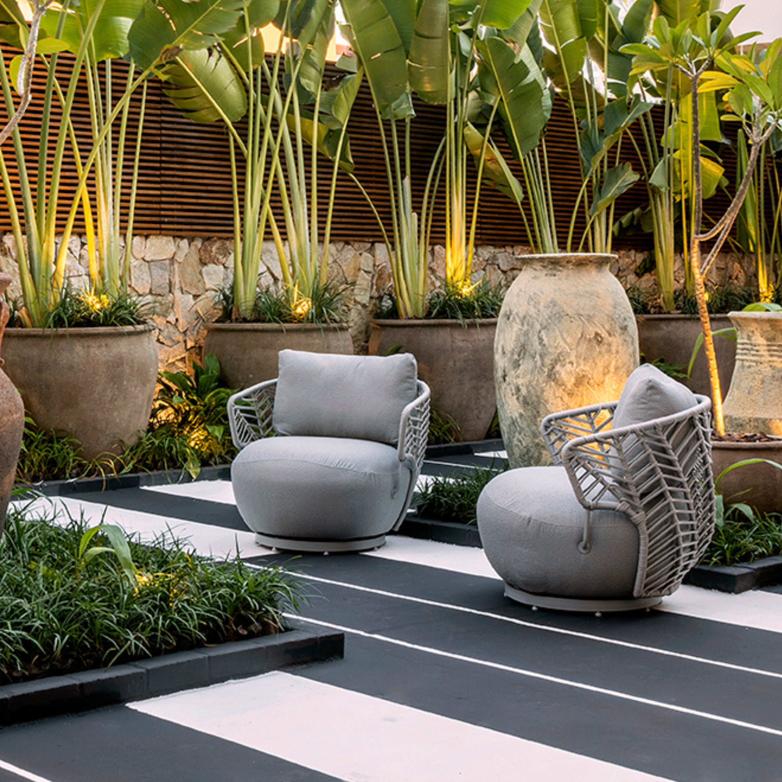 Poltrona Samambaia Giratória