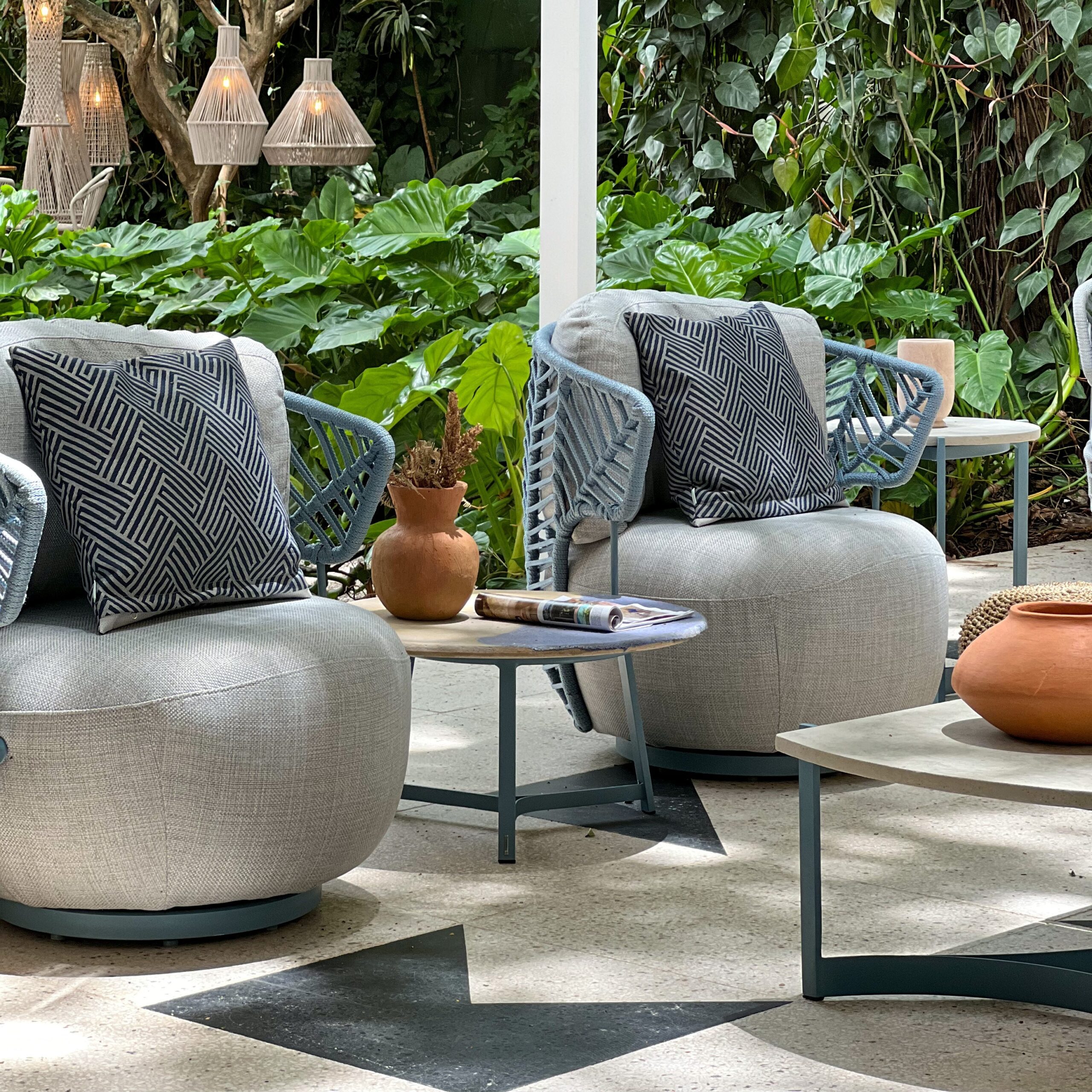 Poltrona Samambaia Giratória